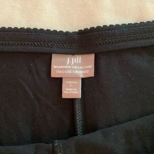 J. Jill pants (full-leg cropped; size L)